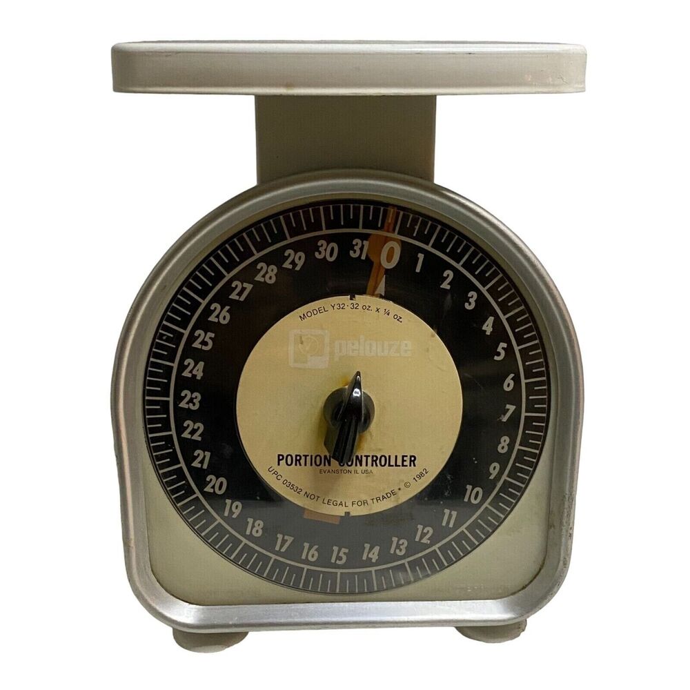 6963  Vintage Pelooze Food Weight Kitchen Scale.
